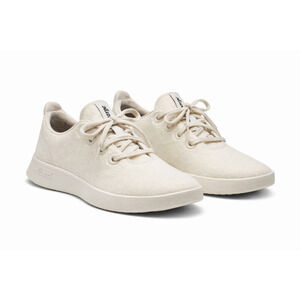 Allbirds Merino Wool Runner Womens 9 Cream /White NWOB Lace Up Comfort Sneakers